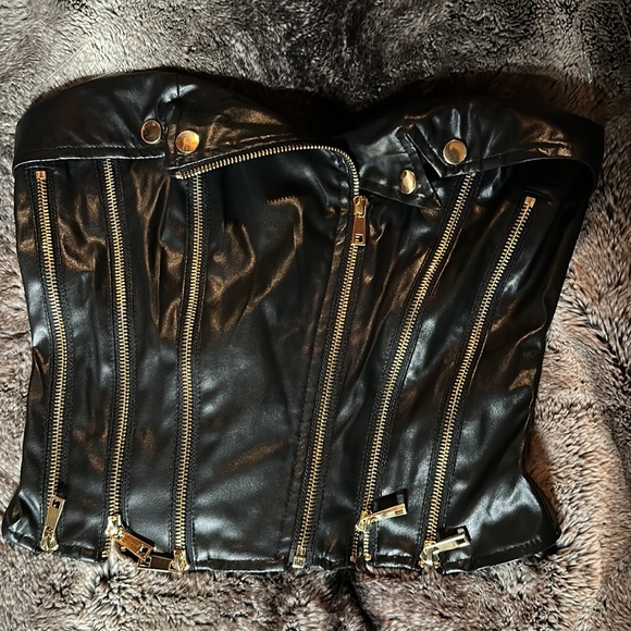 Fashion nova zip it up corset top - Picture 2 of 3